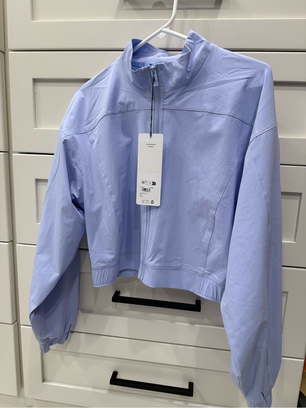 NWT ALO Clubhouse Jacket - Light Provence Blue sz medium